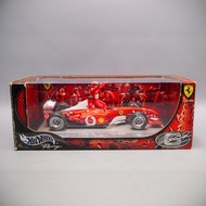 1: 18 Hot Wheels F1 Ferrari Fleet 2002 Five Crown Schumahe F2002 Car Model