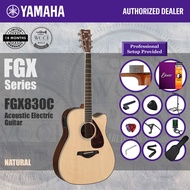 Yamaha FGX830C FGX Series Solid Top Cutaway Acoustic Electric Guitar 41" - Natural