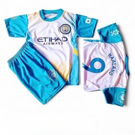 NEWEST CHILDREN'S FOOTBALL SHIRT SET CLUB MUNCHISTER CITY HAALAND AGES 1-15 YEARS