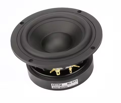 Z-845 KASUN DL-511 5.5 Inch Mid Bass Speaker Aluminum Frame ASD Special Coated Paper Basin 160W 6Ohm