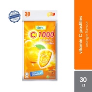 Timo Vitamin C 1000mg Pastilles - Orange or Blackcurrent (30g)