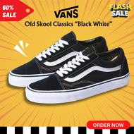 รุ่นฮิต Vans Old Skool Classics Black-White  รองเท้าผ้าใบแวนส์ รองเท้าสเก็ตบอร์ด