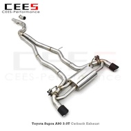CEES Catback Exhaust for Toyota Supra A90 3.0T 2020-2023 High Performance Stainless Steel Plating Go