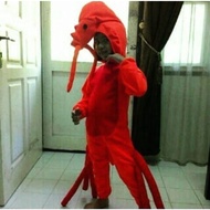 Shrimp costume/animal costume/sea animal costume/shrimp clothes/sea animal clothes