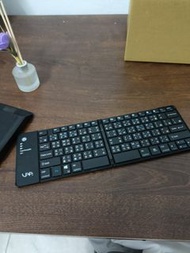 Mroelife 1對3藍牙折疊式鍵盤-黑WKB-2380C 無線鍵盤