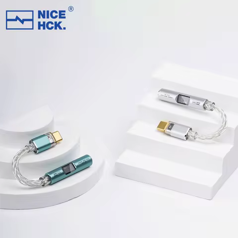 NICEHCK NK1 MAX Audio Adapter MAX97220 OP-AMP IC CX31993 Decoding Chip Type-C to 3.5mm DAC Cable Con