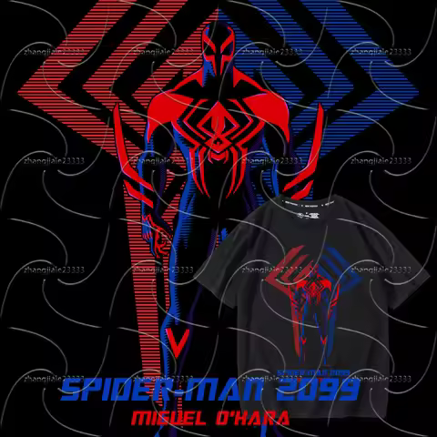 2026 New Short Sleeves, Fashionable 3D Printed Style, Marvel Universe Spider Man Anime Image, Boy's 