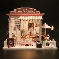 (PDH) DIY HOUSE MINIATURE - CHOCOLATIER 3D MINIATURE HOUSE/ 3D DOLL HOUSE/ 3D DOLL HOUSE/ /
