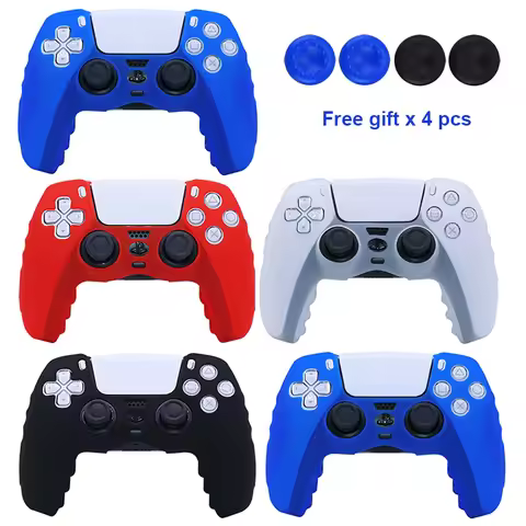 Soft Silicon Protective Case Cover For PS5 Controller Skin Cases For Playstation 5 Gamepad Controle 
