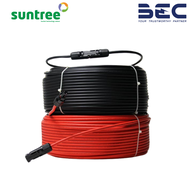 SUNTREE สายไฟโซล่าเซลล์ สายไฟ DC (100เมตร) รุ่น H1Z2Z2-K สีแดงสีดำ 4sq.mm. / 6sq.mm. / 10sq.mm.