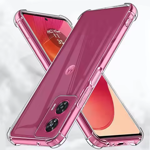 Shockproof Airbag Clear TPU Case for Motorola G05 G15 G35 G85 MOTO G35 G85G Fusion Protective Cover 
