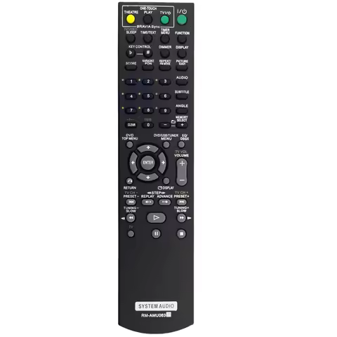 Top-Replace RM-AMU063 Remote Control For Sony System Audio AV RMAMU063 CMT-DH70SWR CMT-DH40R HCD-DH4