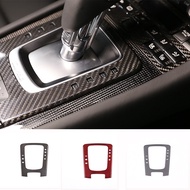 Suitable for Porscche718/911 Gear Display Frame Real Carbon Fiber Car Accessories Decoration Accesso