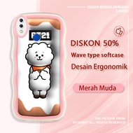 Jinouwe Realme 3 pro C1 C2 C2S A1K 12C Note 7 9 12 Pro Max 9s Phone Case BT21 Baby BTS RJ 3D colorfu