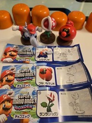 全新 Furuta Super Mario Wonder 朱古力出奇蛋玩具盲抽 no. 3, 11, 15