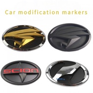 Apply to Toyota Harrier  logo scion  Lightning mark Eagle Gold matt  Black Chrome Emblem Logo