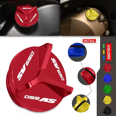 Motorcycle Accessories Oil Filler Cap For SV650 SV650S SV650A SV650X SV 650 Engine Oil Filter Cap Dr