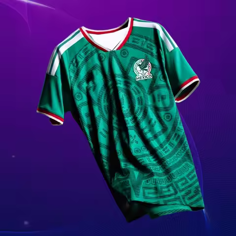 2026 Fashion New Mexico National Team Soccer Jersey Kids/Adults Y2K oversized quick drying casual fi