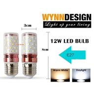 1pc Wynn Design 12w Led Bulb E27 Holder Corn Bulb Effect Bulb Energy Saving Bulb Daylight Warm White