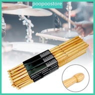 POOP 1Pair Oaks  Tip Drum Stick 5A 7A Drumsticks AntiSlip  Tip Drumsticks
