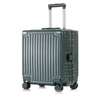 กระเป๋าเดินทาง ไซส์18นิ้ว กระเป๋าล้อลาก  กระเป๋าถือขึ้นเครื่อง เนื้อabs+pc แถมผ้าคลุมและสติ๊กเกอร์(มี2แบบให้เลือก)