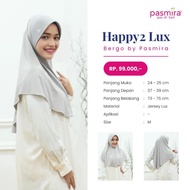HAPPY INSTANT HIJAB 2 LUX SIZE M BY PASMIRA