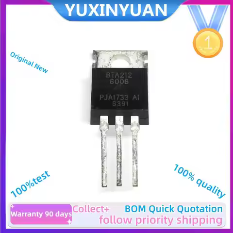 10PCS/LOT BTA212-600B BTA316-800B BTA208-600E BTA12-600BW BTA416Y-800B BTA312-600B TO-220 MOS FET ch