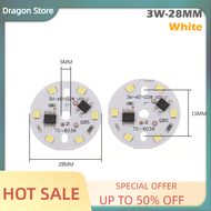 Dragon 2pcs DIY หลอดไฟ LED SMD 15W 12W 9W 7W 5W 3W Light Chip AC220V input Smart IC LED Bean สำหรับหลอดไฟสีขาว WARM White