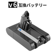 ダイソン V6 バッテリー ボタン式 ネジ不要 3秒組立 4000mAh 充電バッテリー 交換用バッテリー 互換バッテリー 純正品 より超長持ち