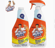 Mr Muscle  Kitchen Cleaner + Refill Pack ,威猛先生廚房重油污淨500g檸檬香型油污清潔劑瓶裝(滴露消最佳替代品)