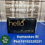 HELLO VIRGIN PULP TISSUE 100% 180 SHEETS | FINE TISSUE | FACIAL TISSUE | TISSUE TISSUE | TISSUE TISS