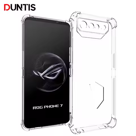 Clear Shockproof Phone Case Cover for Asus ROG Phone 7 6 Transparent Silicone Clear Case for Asus RO