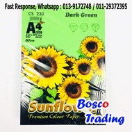 SUNFLOWER A4 PREMIUM COLOUR PAPER 80gsm CS 230 (DARK COLOUR) 450s