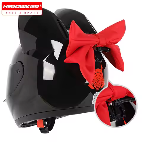 HNJ Motorcycle Helmet Full Face Casco Moto Breathable Motocross Helmet Removable Cat Ears Helmets De