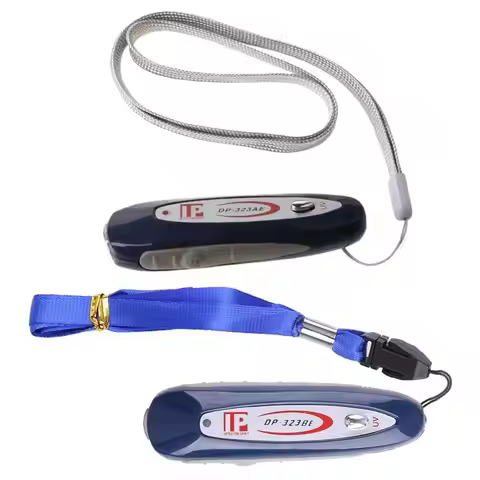 77JD Mini 2 in 1 Currency Money Note Detector Checker With Lanyard Detector Keychain for USD Euro Po
