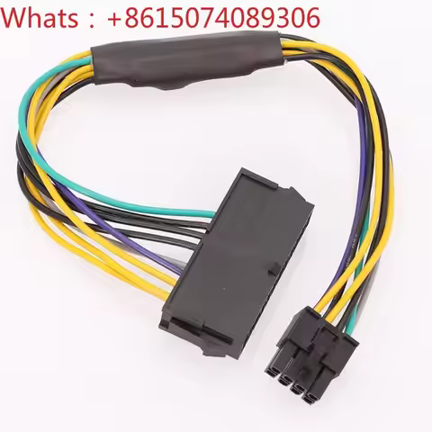 For DELL Optiplex 3020 7020 9020 8-pin power cord ATX 24P to 8P cable (1pcs)