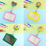 1PCS Work Credit Card Holders Cute Student Card Cover Case Name ID Card Cover Work Identity Badge Bags