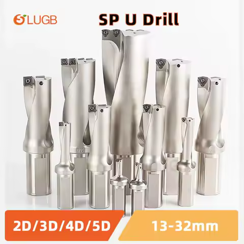 SLUGB SP Indexable U Drill CNC Magic Fast Hole Making SPMG Lathe Tool Carbide Insert 2D/3D/4D/5D 13-