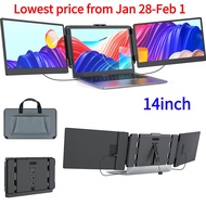 [Wondering] OFIYAA P2 S2 14inch Portable Triple Monitor For Laptop Screen Extender Monitor Portable Dual Monitor Video Visualizer Laptop Screen Fhd 1080p Ips Supported C-Type Travel Laptop Monitor Extender Windows/mac/linux/ps5