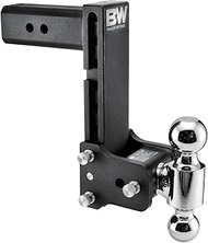 B&W Trailer Hitches TS20043B Tow and Stow 9" Adjustable Ball Mount for 2.5" Receiver - 2 5/16" x 2" 