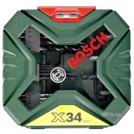 Bosch 34 Piece X-Line Drill And Screwdriver Set