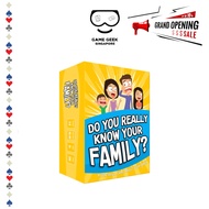 [🇸🇬Singapore Stock] Do You Really Know Your Family? A Fun Family Game Filled with Conversation Start