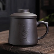 Purple Clay Drinkware Tea Mugs Cups Strainer Teaware Office Cup Water Cup Chinese Tea Cup I154 380Ml