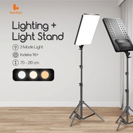 Bonkyo Led Photo Lights Lighting Lights Spotlight Studio Lighting + Tripod Content Lights Studio Lig