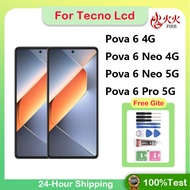 Original For Tecno Pova 6/Pova 6 Neo /Pova 6 Pro 5G LCD Display Touch Screen Replacement Parts