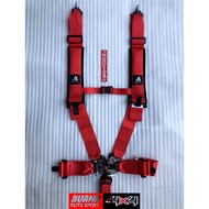 MERAH 5 Point Safety Belt 5Point Red Arctic-X Offroad 4x4