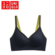 Ready Stock Uniqlo Airism Seamless Underwear Women No Steel Ring Thin Section Gather Adjustable Bra 