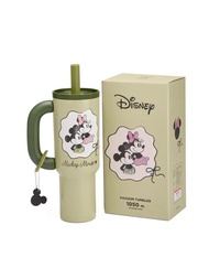 Tora แก้วน้ำสุญญากาศ สแตนเลส เก็บความร้อนเย็น ลายมิกกี้ Disney Collection 2025 ความจุ 1050 มล. สีมะก