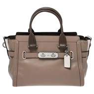 [COACH LEATHERWARE] Swagger 27 Carryall in Colorblock Leather Handbag