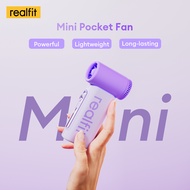 Realfit T1 mini fan rechargeable long-lasting handheld fan 199 wind speeds for fast cooling equipped